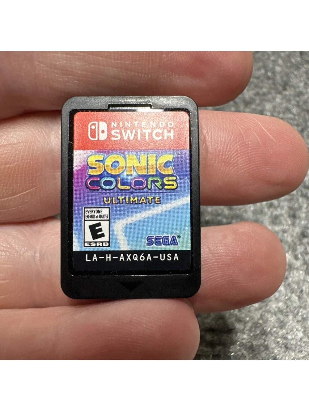 Sonic Colors Ultimate Game Cartridge Nintendo Switch No Case